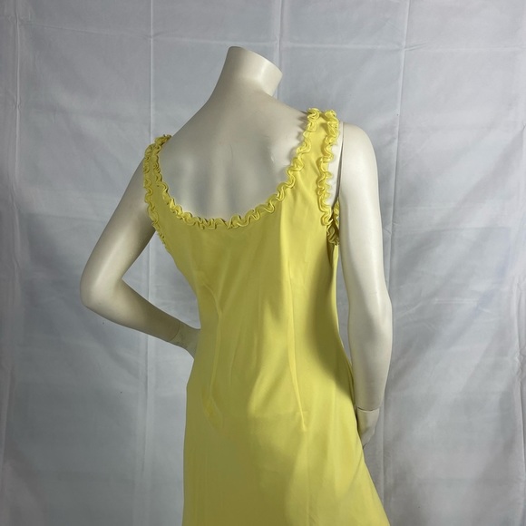 Liz Claiborne Yellow Ruffle Dress - Picture 4 of 7